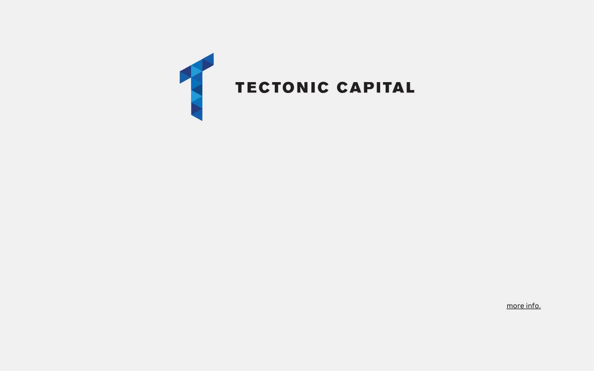 Tectonic Capital website preview