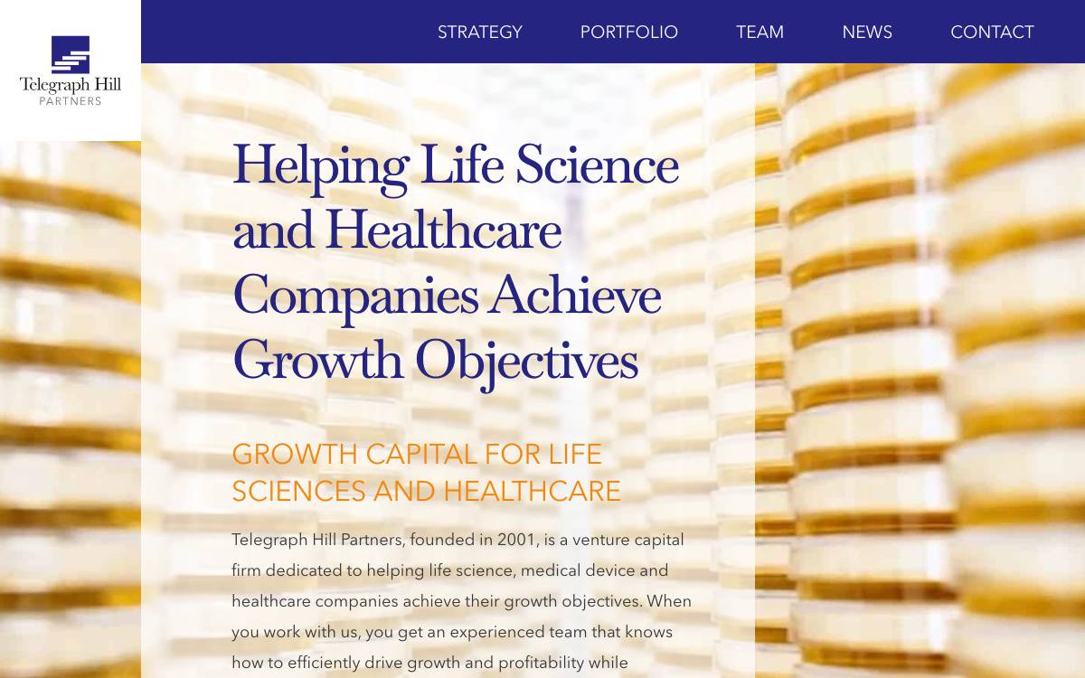 Telegraph Hill Partners website preview