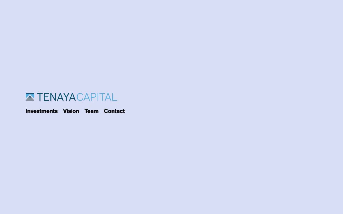 Tenaya Capital website preview