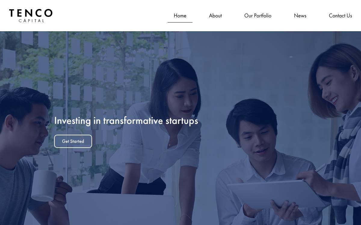 TENCO Capital website preview