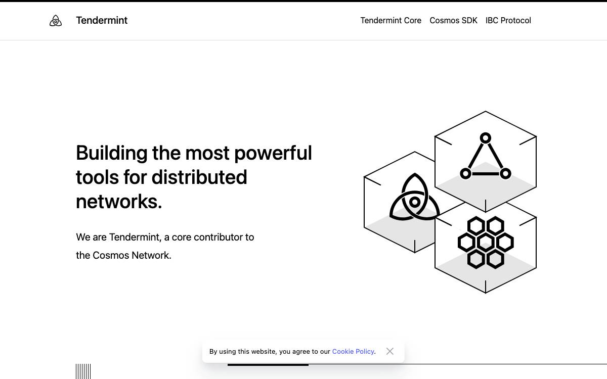 Tendermint website preview