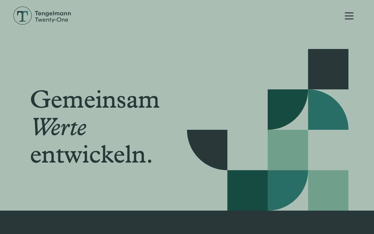 Tengelmann Twenty-One KG website preview