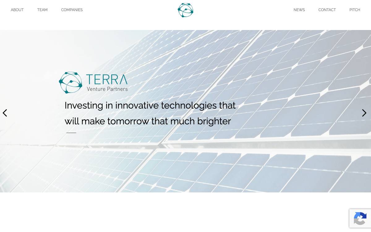 Terra Venture Partners website preview