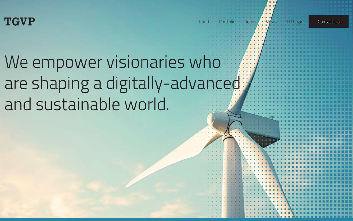 TGVP website preview
