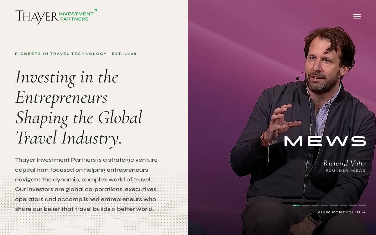 Thayer Investment Partners website preview