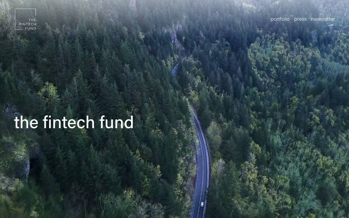 The Fintech Fund website preview