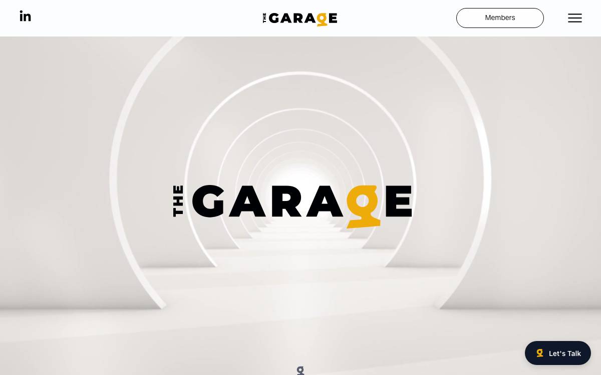 The Garage website preview