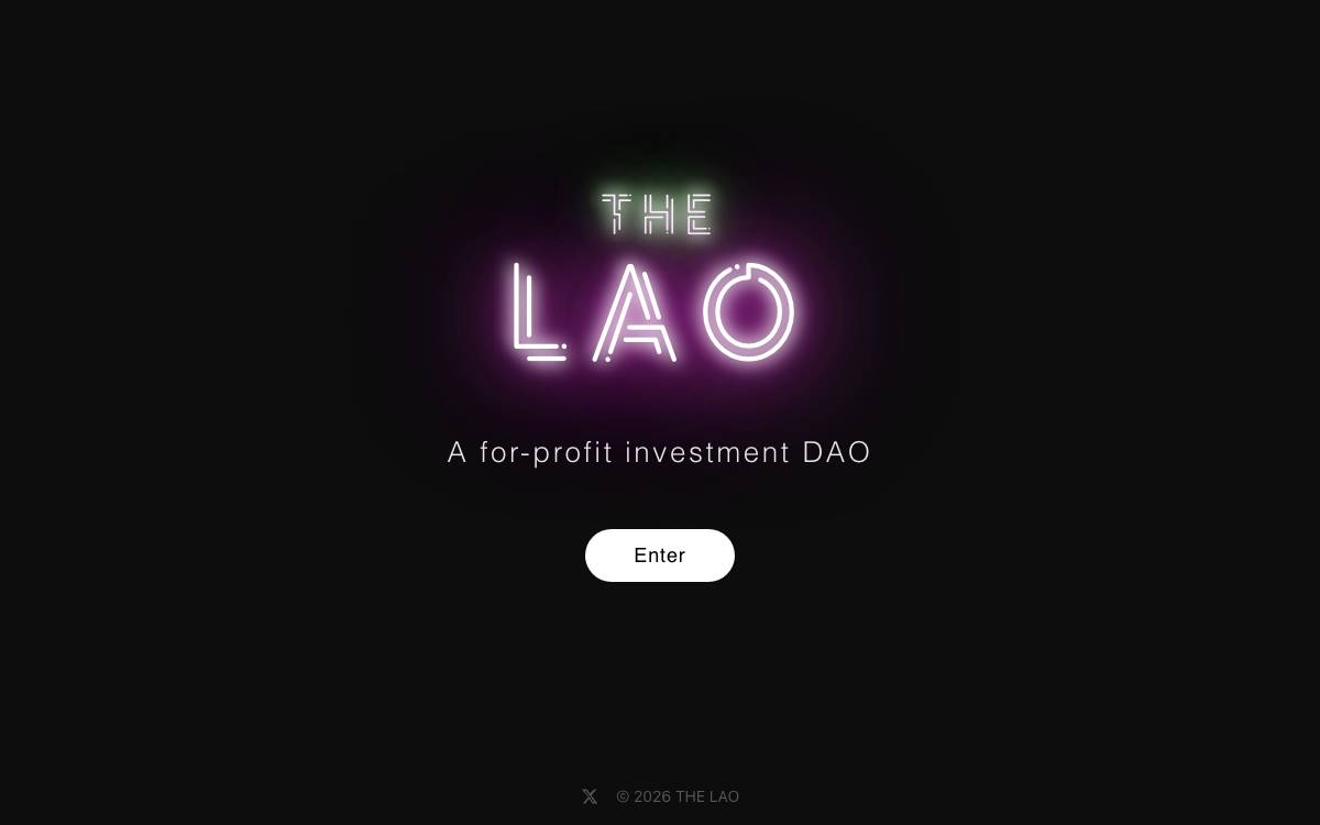 THE LAO website preview