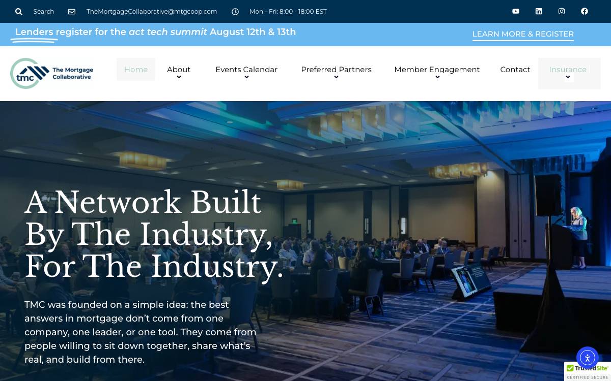 The Mortgage Collaborative website preview