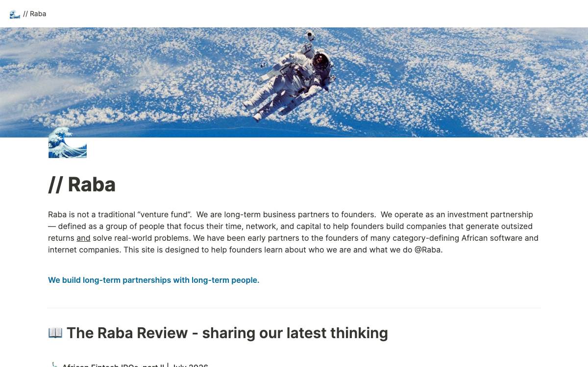 The Raba Partnership website preview