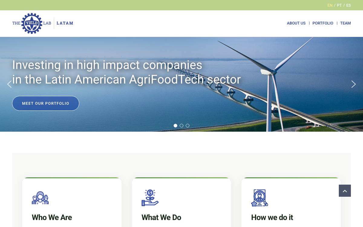 The Yield Lab Latam website preview