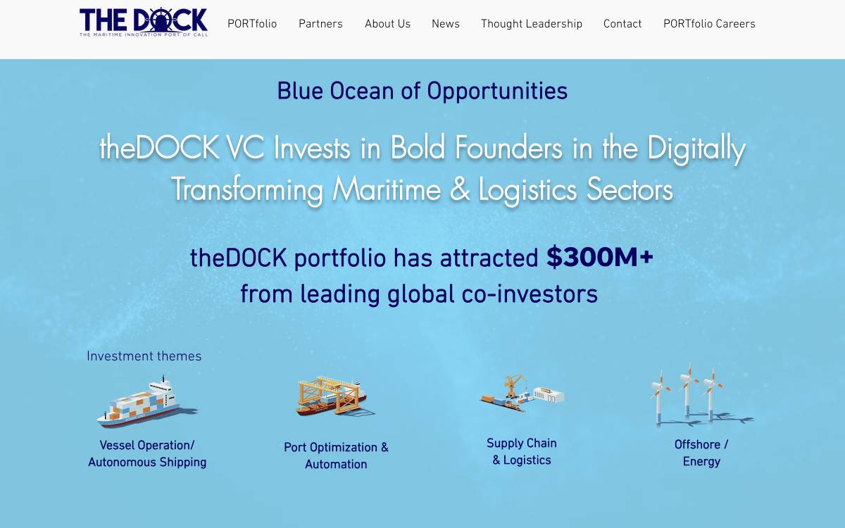 theDOCK website preview
