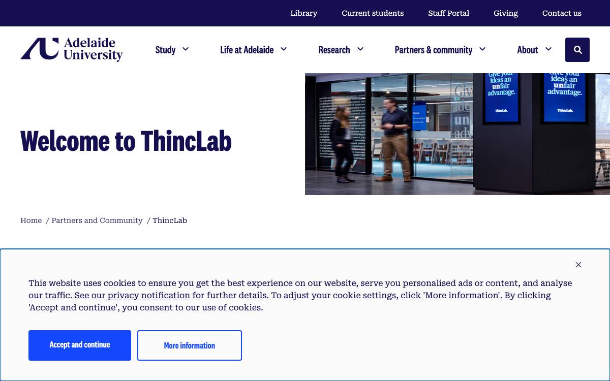 ThincLab website preview
