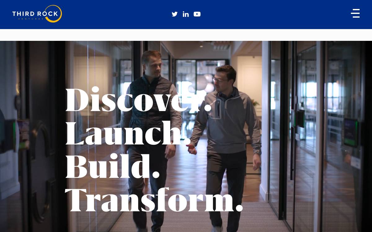 Third Rock Ventures website preview