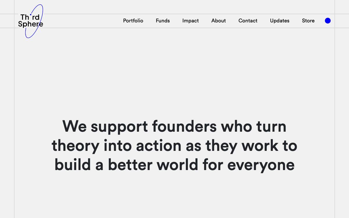 Third Sphere website preview