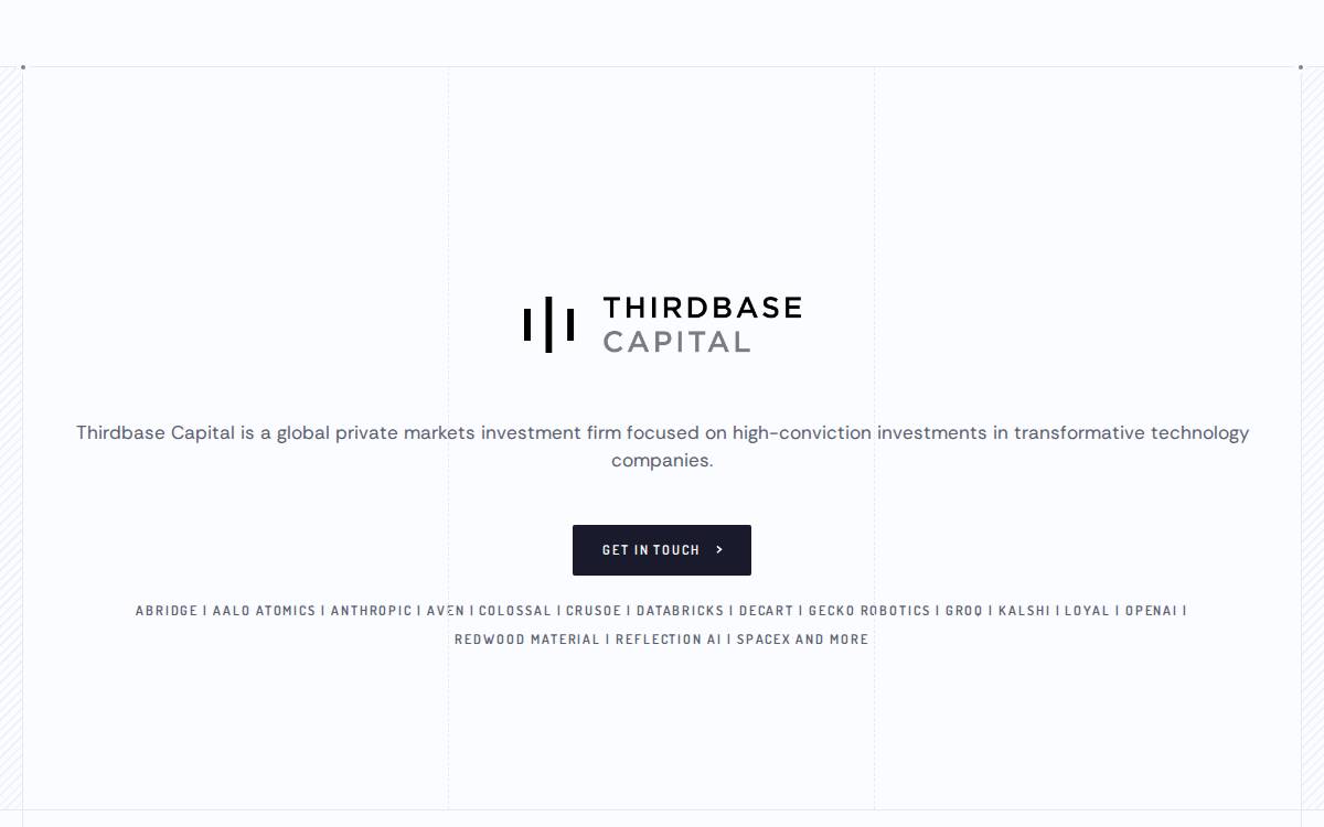 Thirdbase website preview