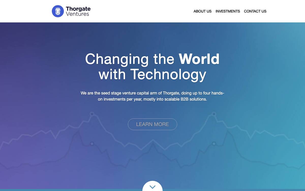 Thorgate Ventures website preview