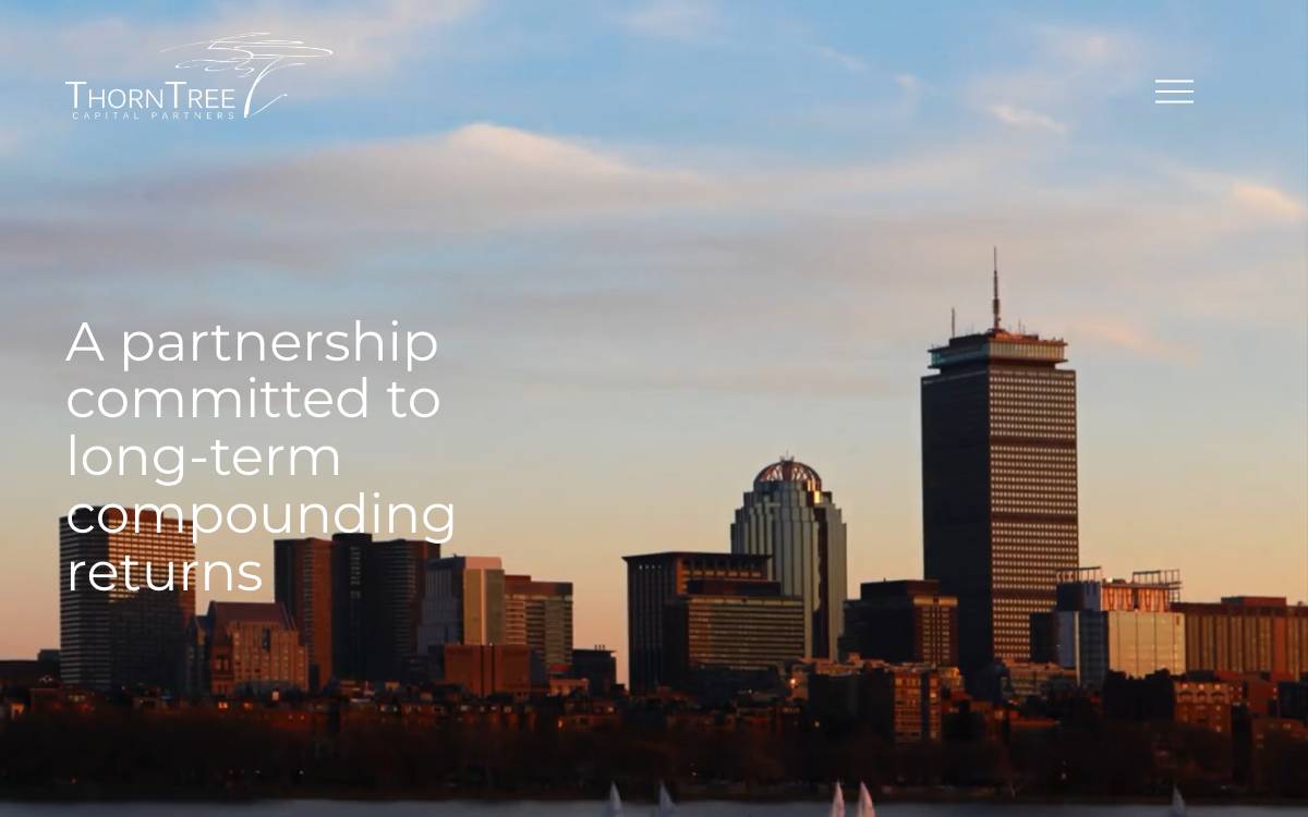 ThornTree Capital Partners website preview