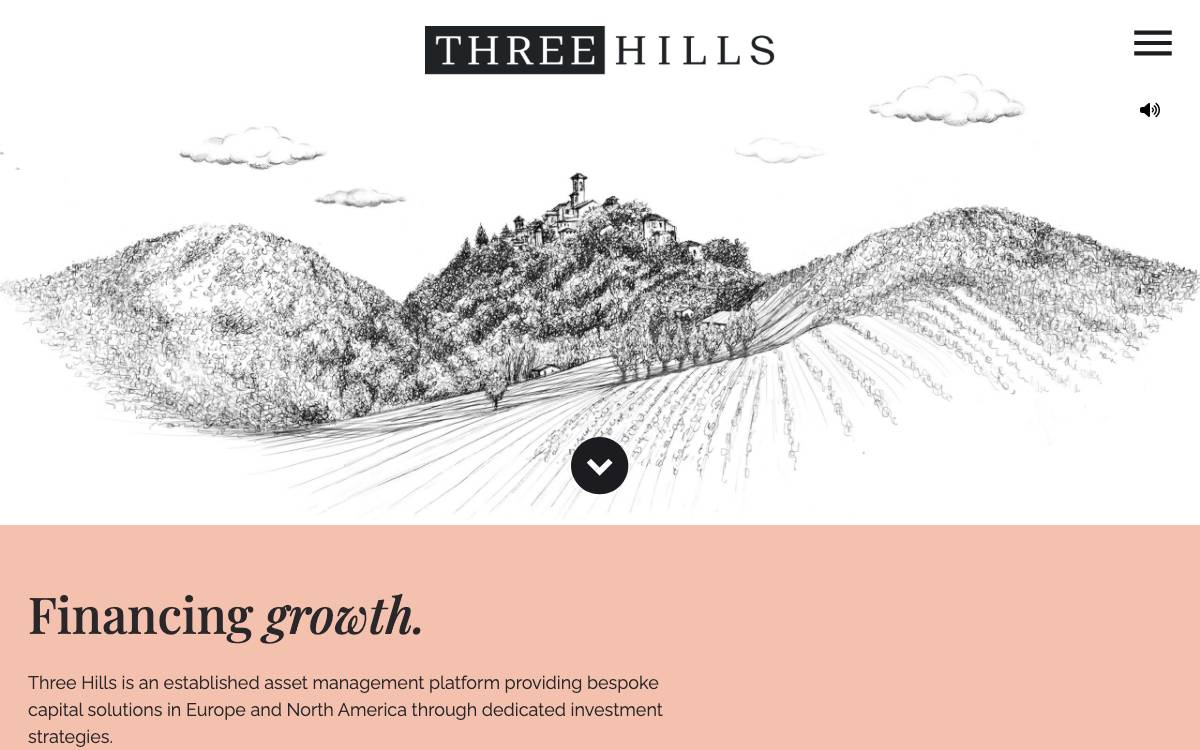 Three Hills Capital Partners website preview