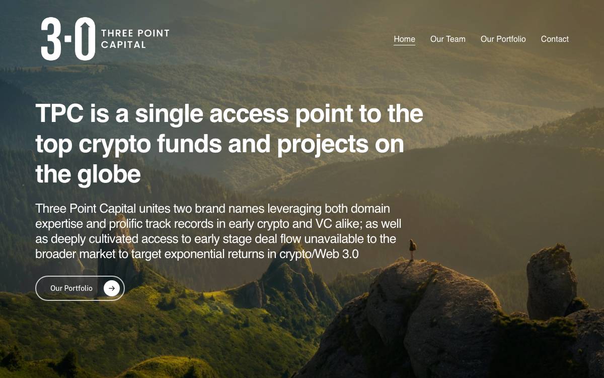 Three Point website preview