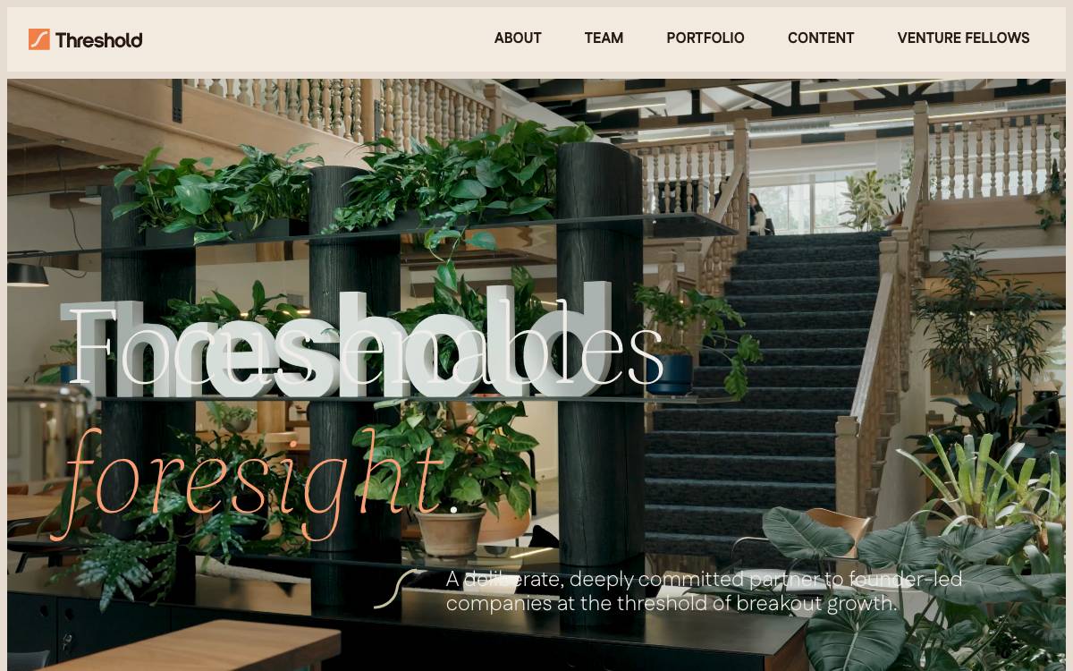 Threshold Ventures website preview