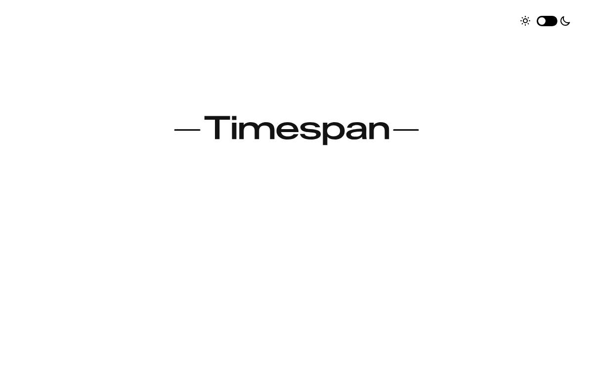 Timespan Ventures website preview