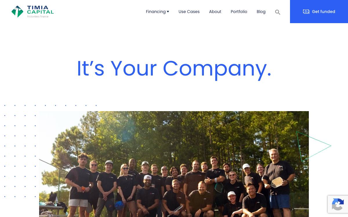 TIMIA Capital website preview