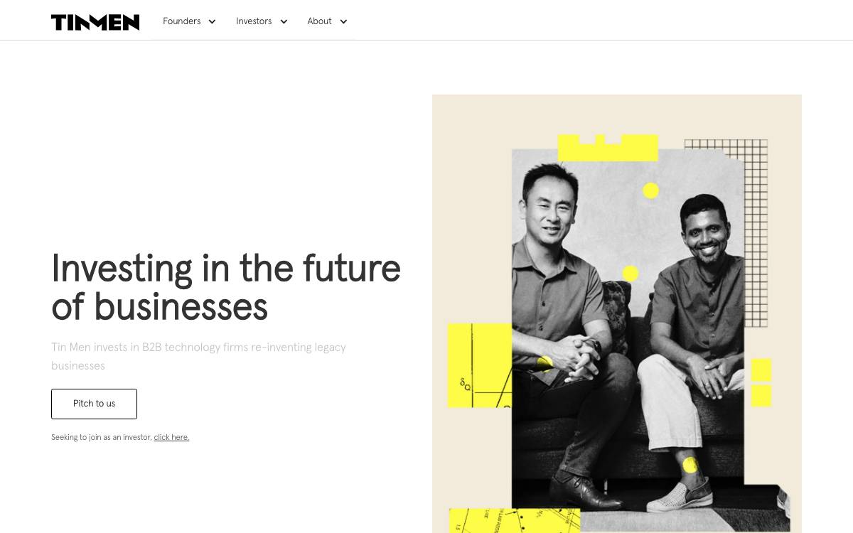 Tin Men Capital website preview