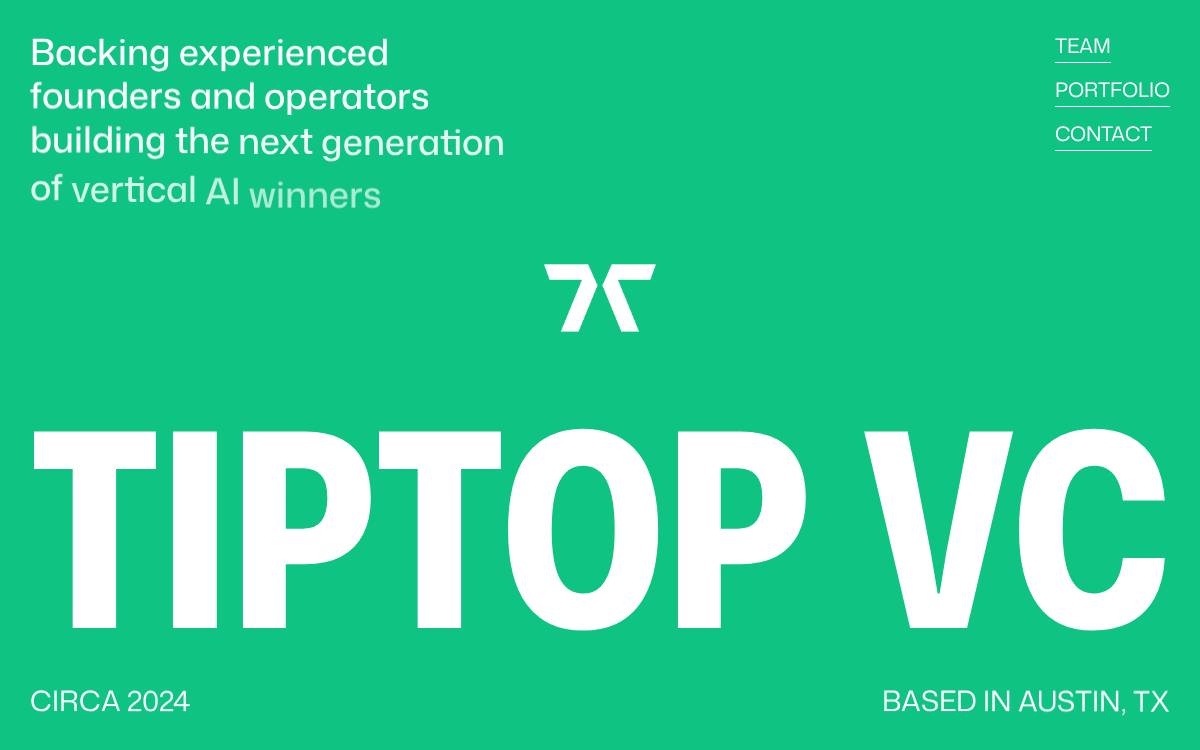 TipTop Ventures website preview