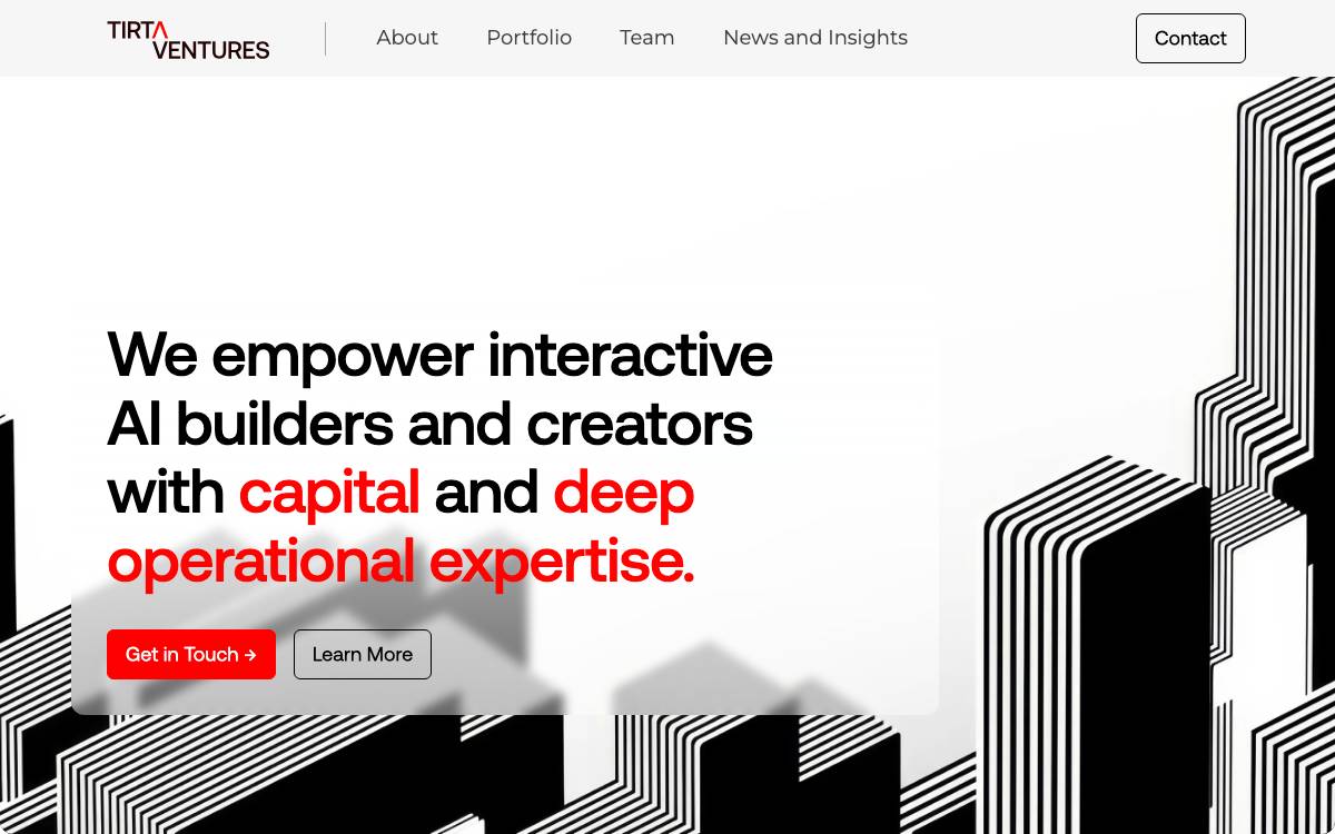 TIRTA Ventures website preview