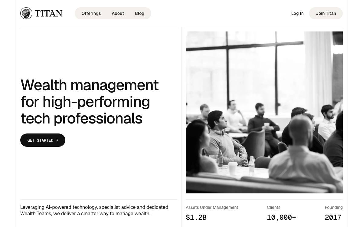 Titan Global Capital Management website preview