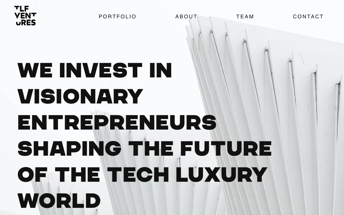 TLF Ventures website preview