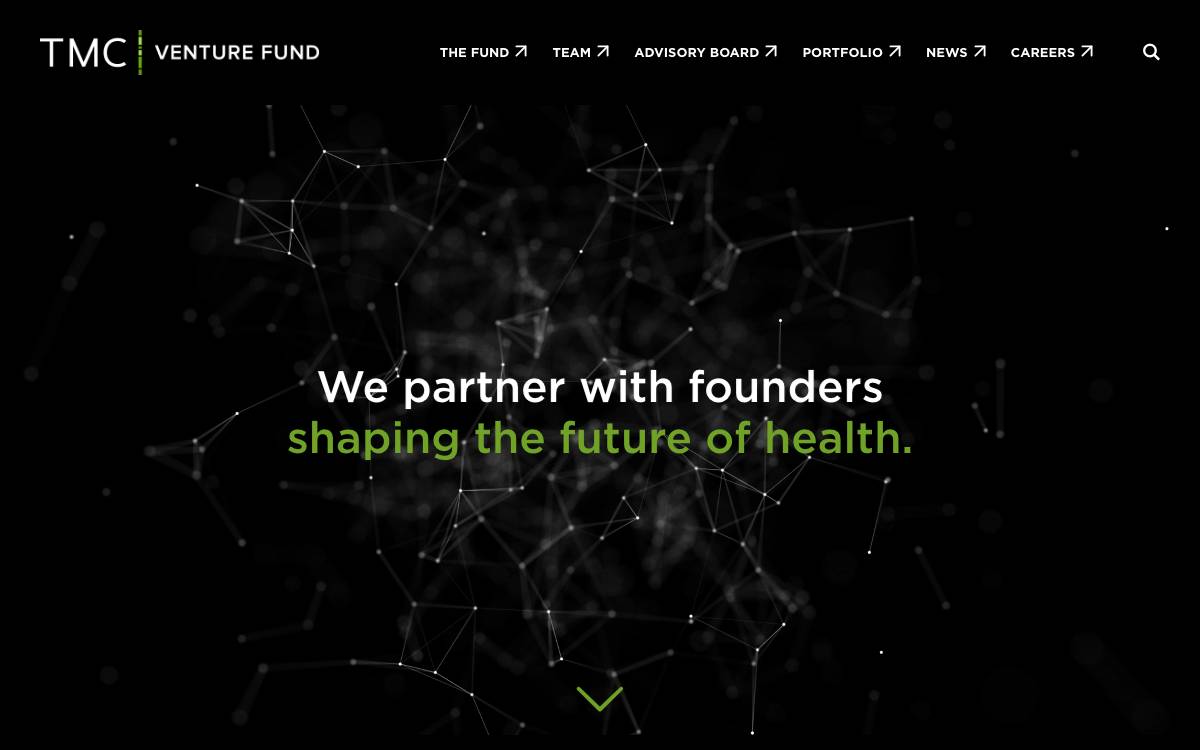 TMC Venture Fund website preview