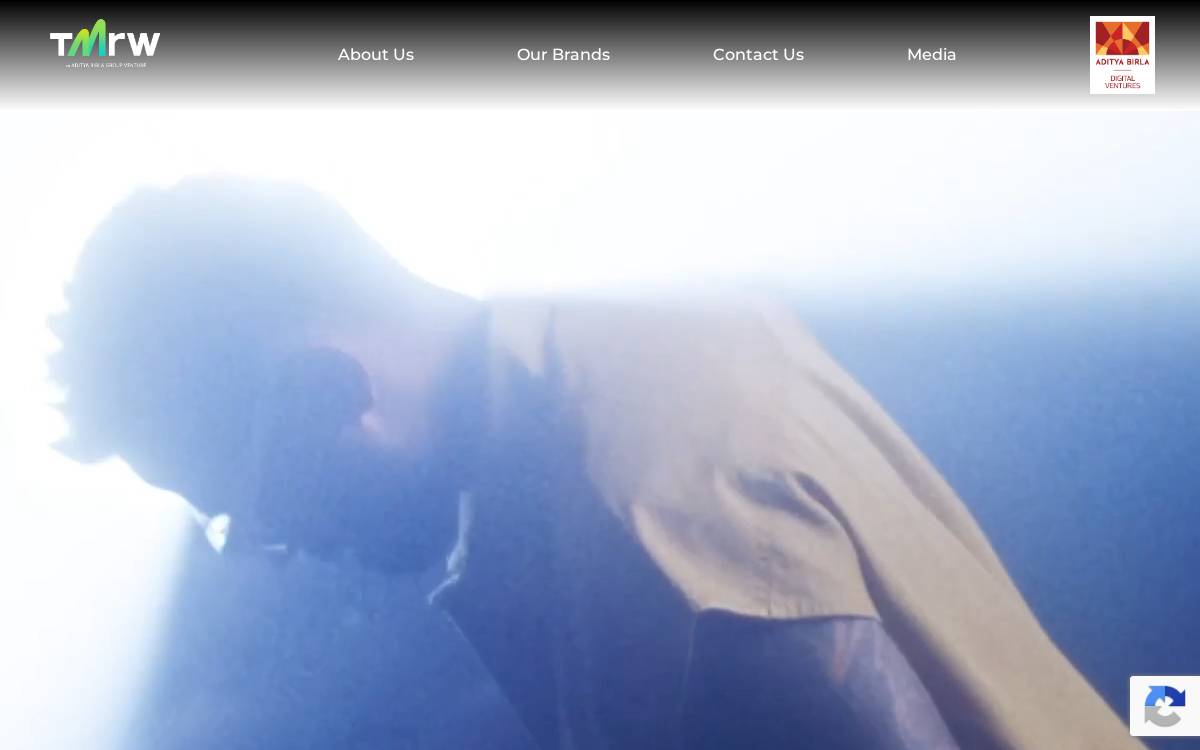 TMRW website preview