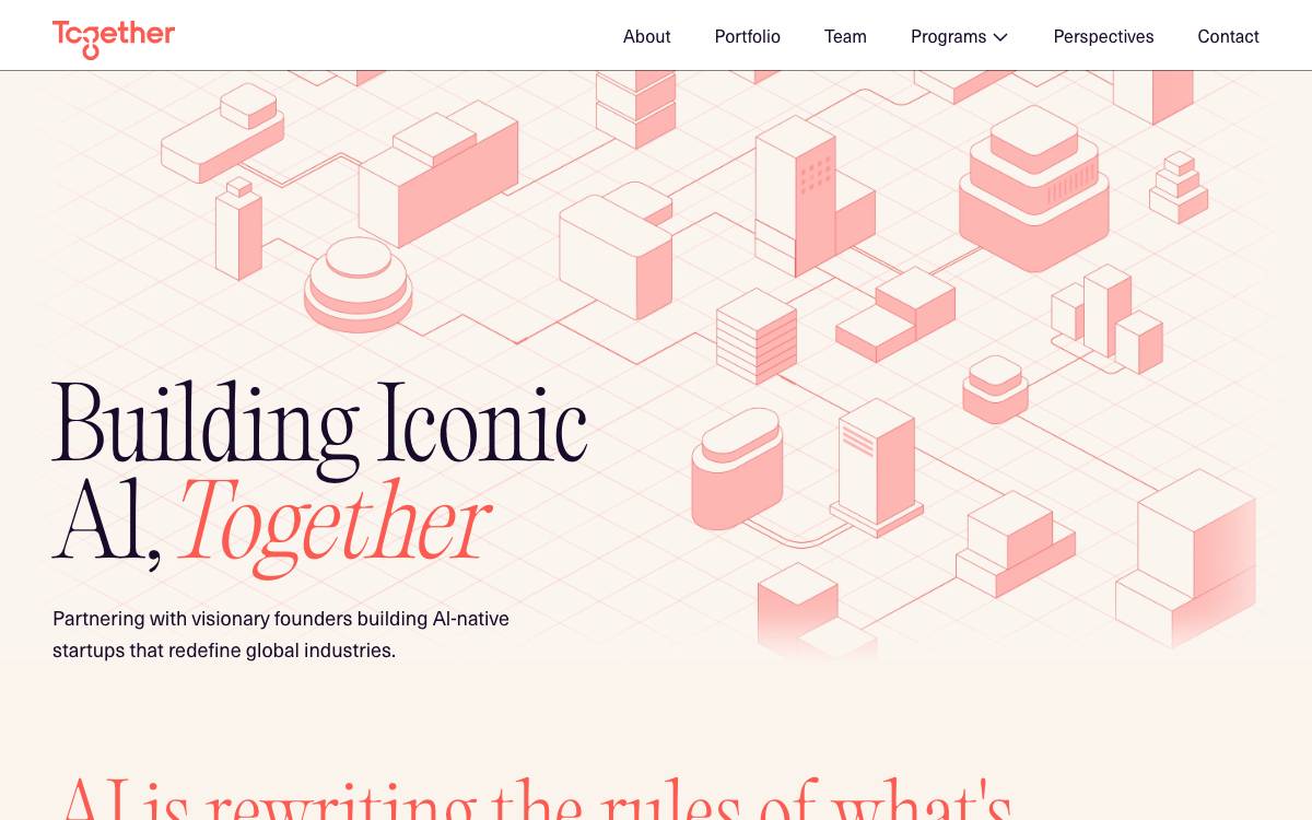 Together Fund website preview