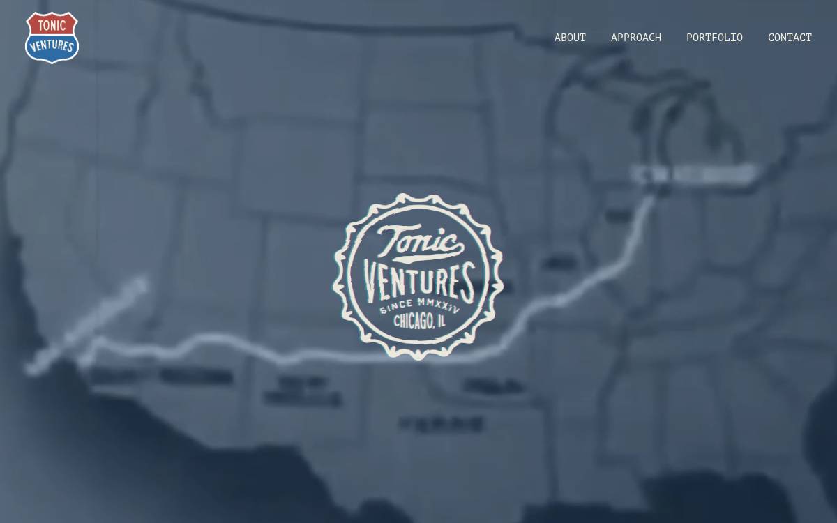 TONIC VENTURES website preview
