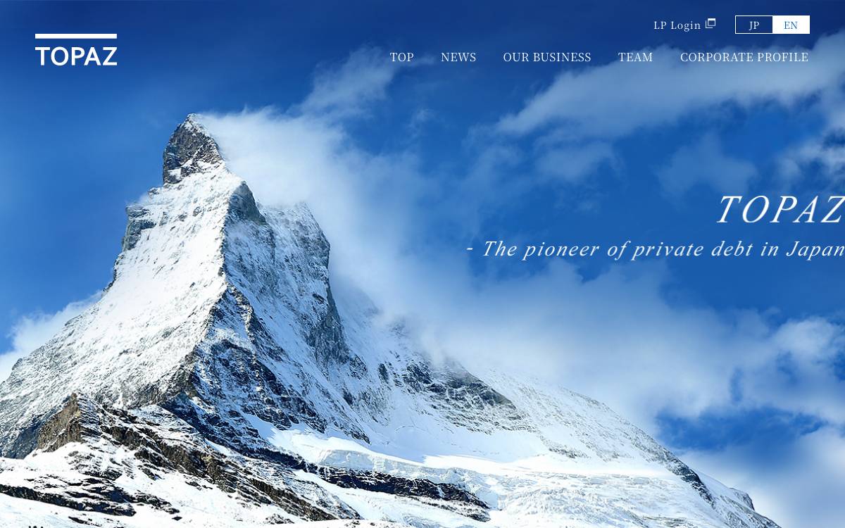 Topaz Capital website preview