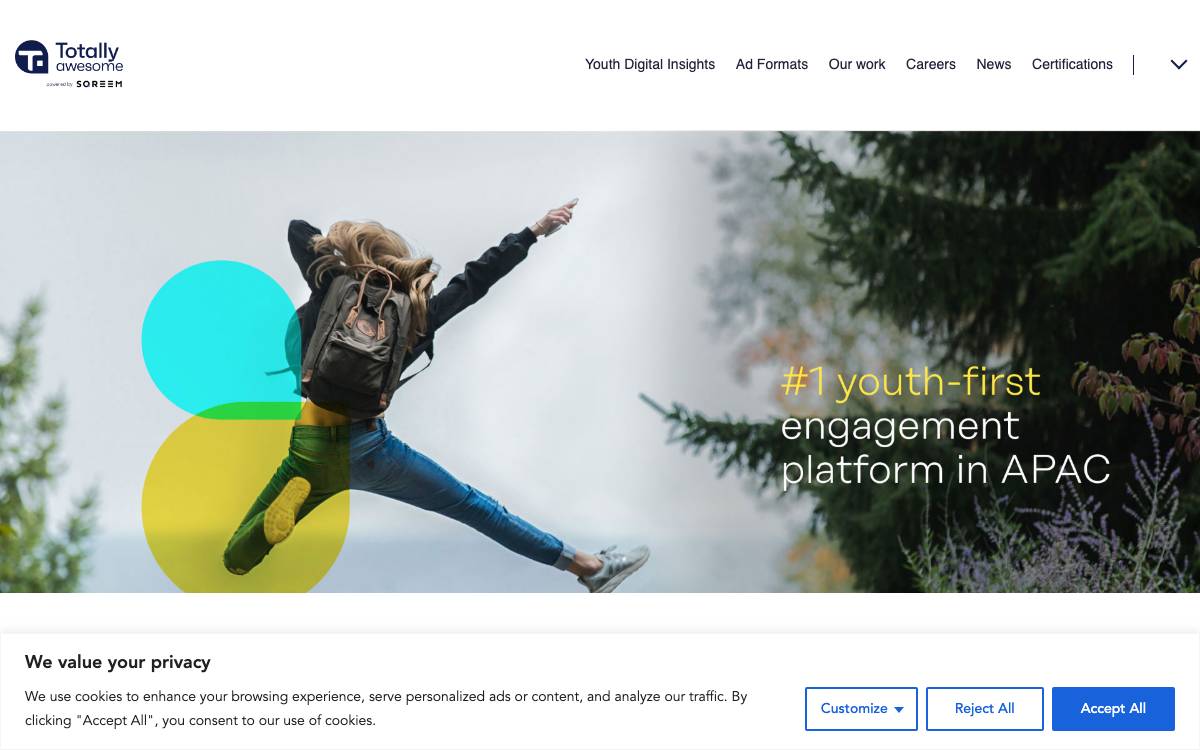 TotallyAwesome website preview