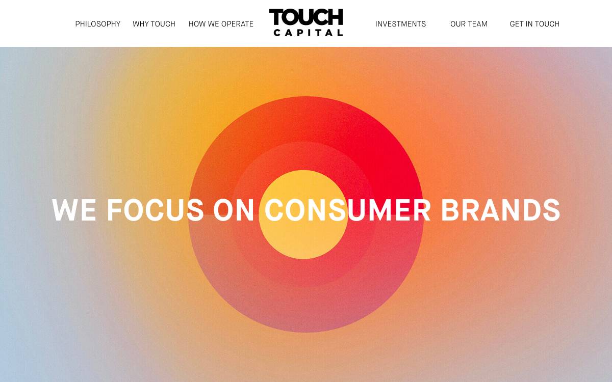 Touch Capital website preview