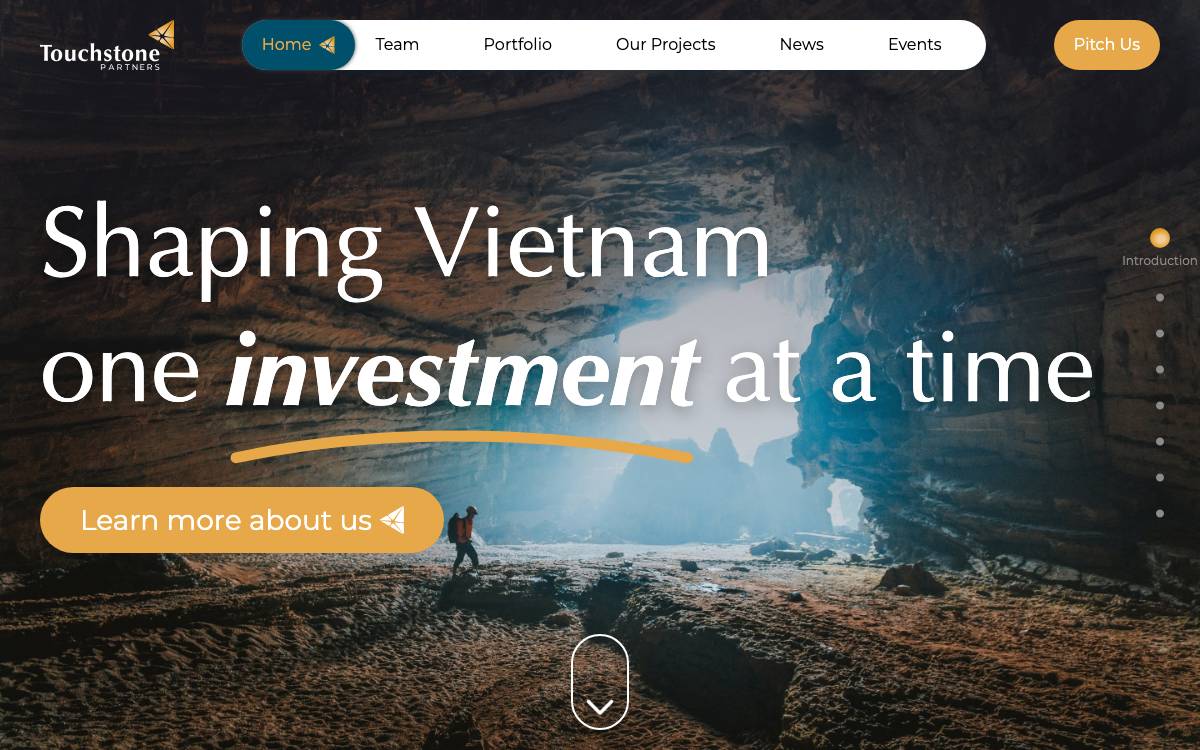 Touchstone Partners website preview