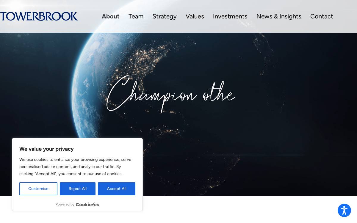 TowerBrook website preview