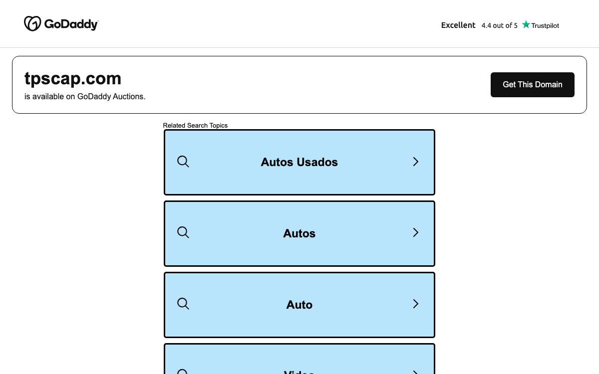 TPS Capital website preview