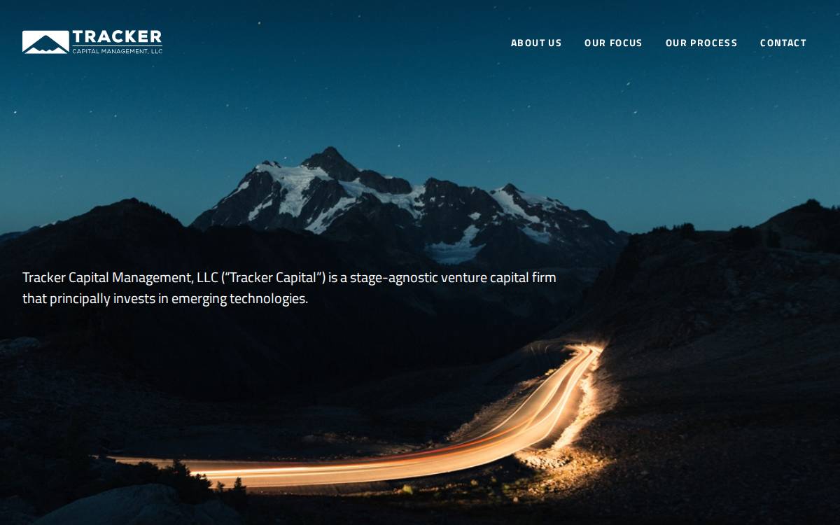 Tracker Capital website preview