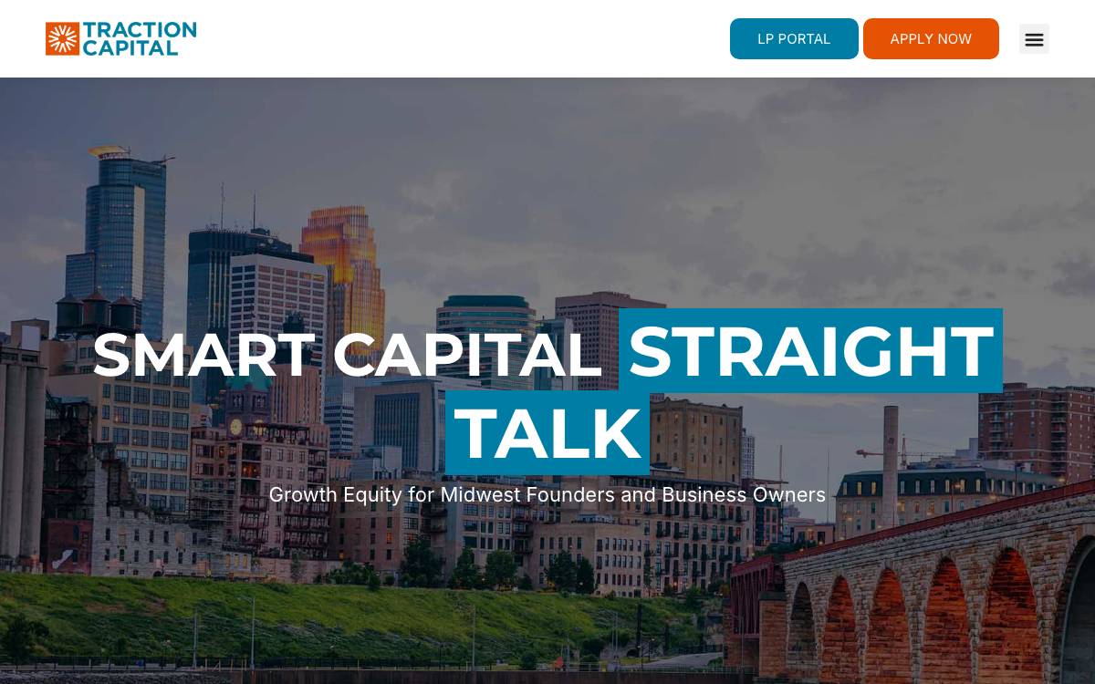 Traction Capital website preview