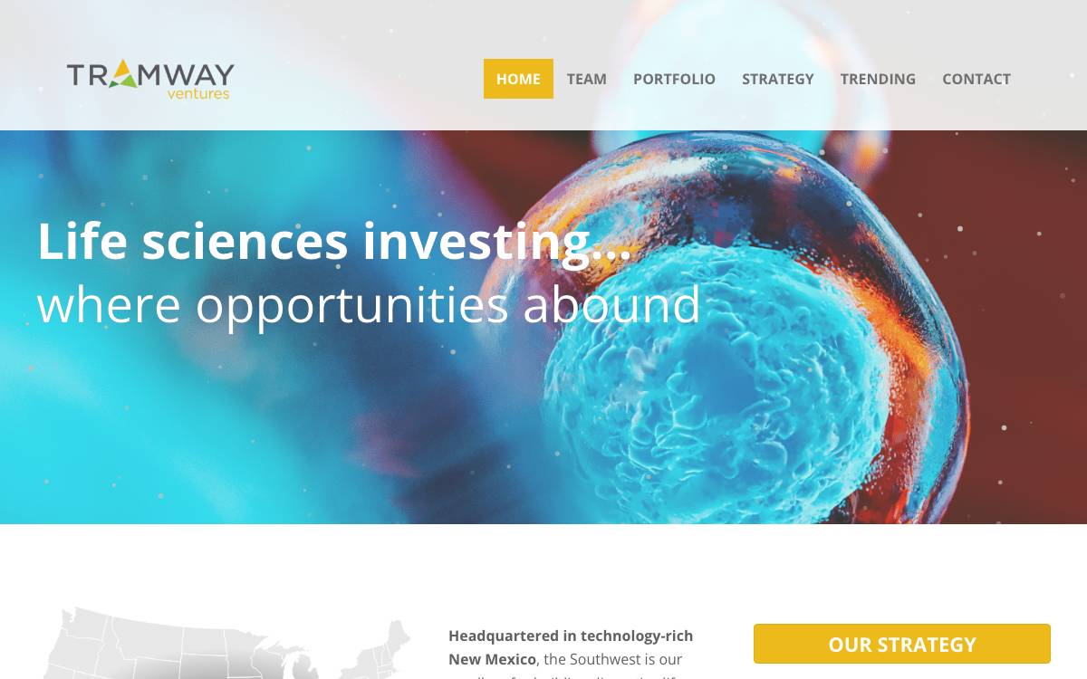 Tramway Venture Partners website preview