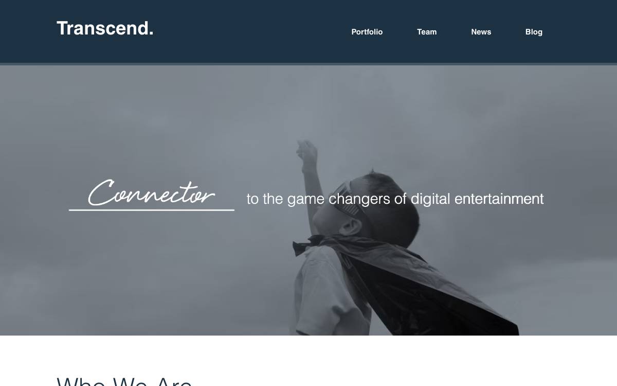 TRANSCEND website preview