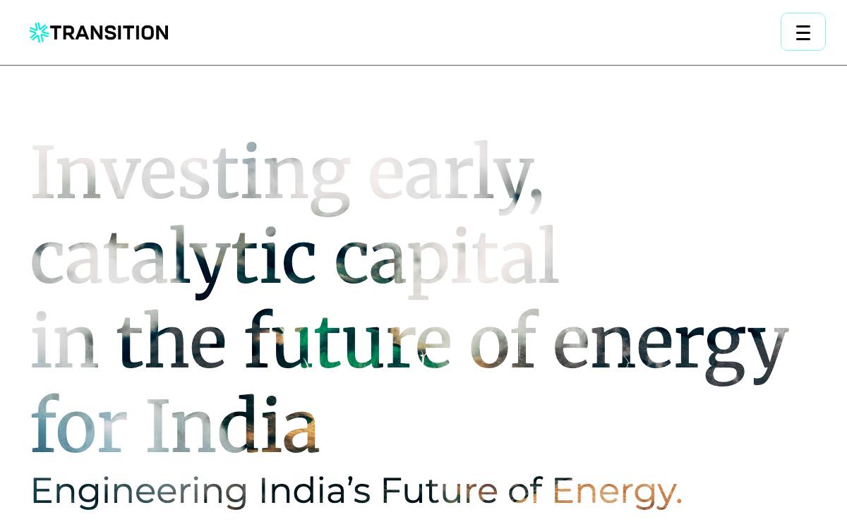 Transition VC website preview