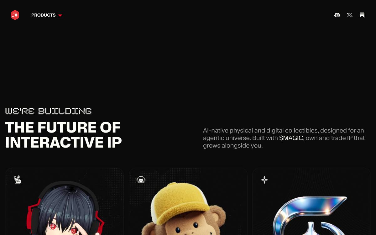 Treasure website preview