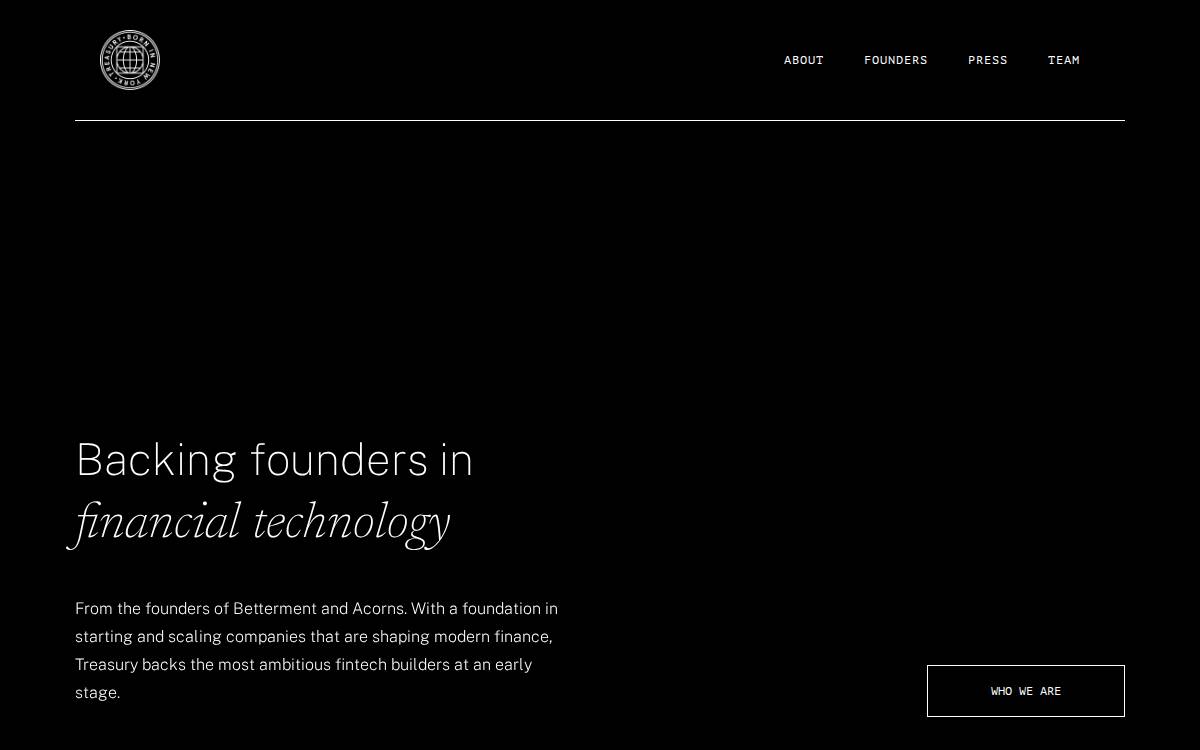 Treasury website preview