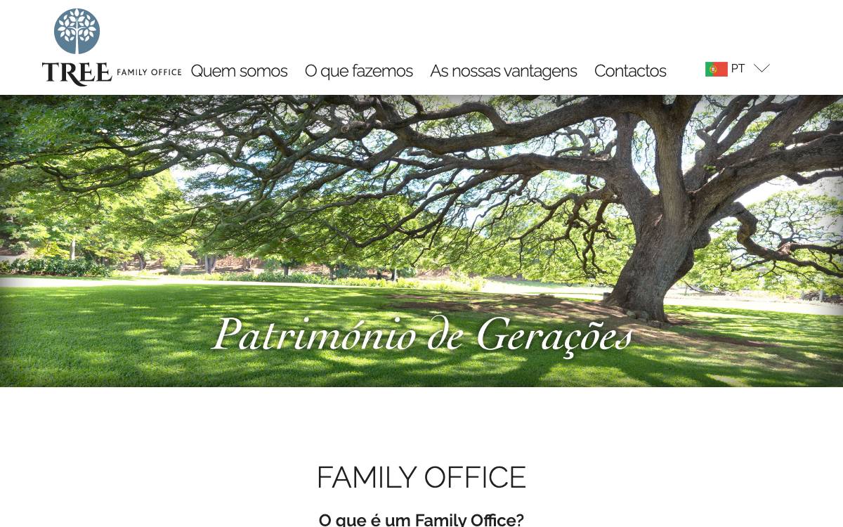 TREE Family Office website preview